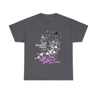 Thumbnail for SHAVA CO Asexual Flag 2023 Pride, Los Angeles Unisex Heavy Cotton Tee - My Rainbow Is In My DNA Printify