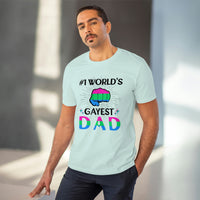 Thumbnail for Polysexual Pride Flag T-shirt Unisex Size - #1 Word's Gayest Dad Printify