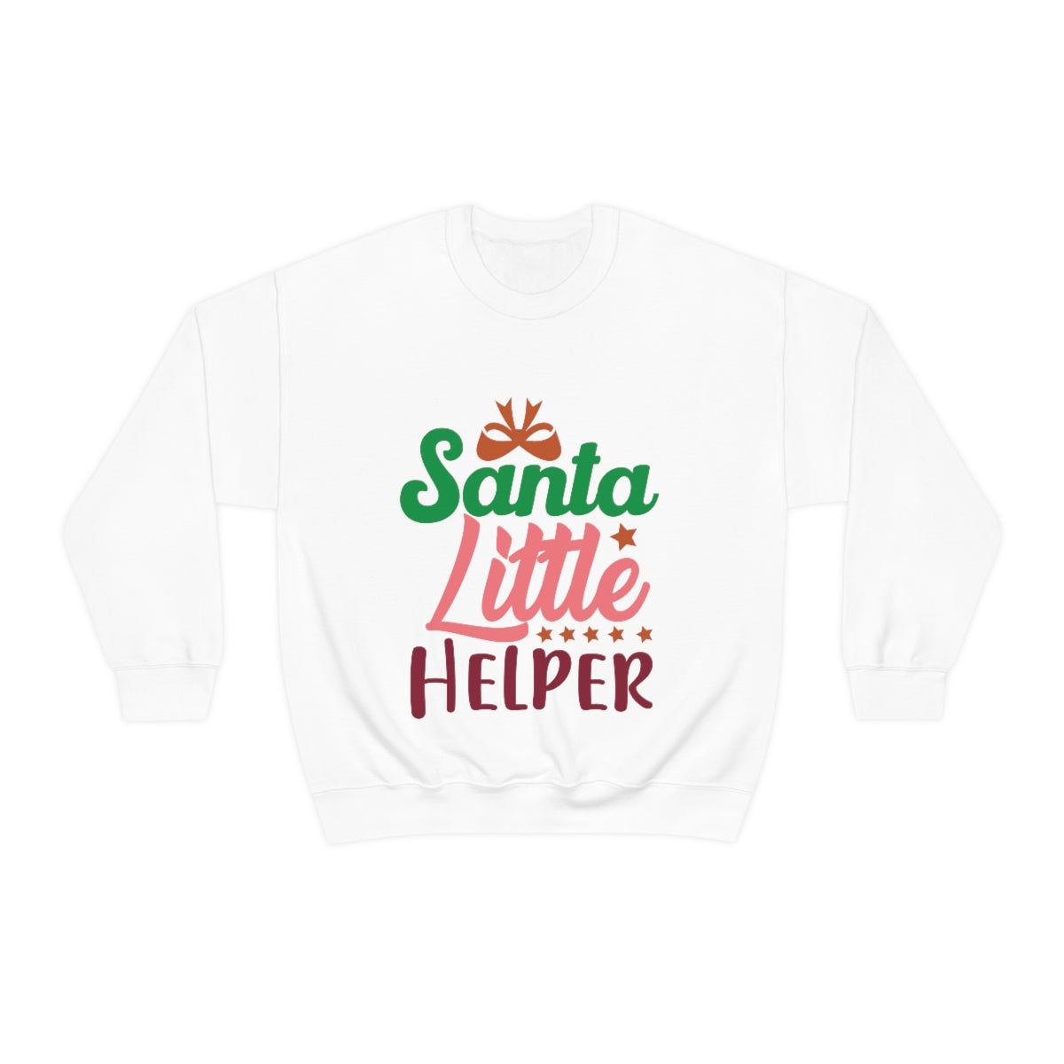 Merry Christmas Unisex Sweatshirts , Sweatshirt , Women Sweatshirt , Men Sweatshirt ,Crewneck Sweatshirt, Santa Little Helper Printify