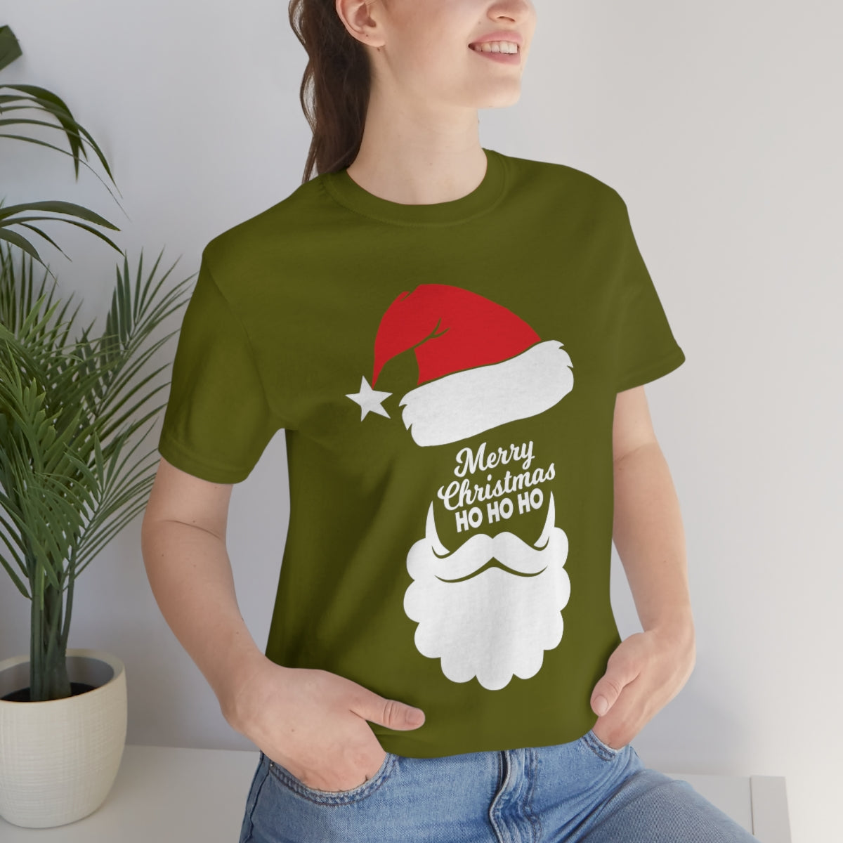 Classic Unisex Christmas T-shirt - Merry Christmas Ho Ho Printify
