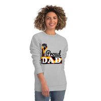 Thumbnail for Rubber Pride Flag Sweatshirt Unisex Size - Proud Dad Printify