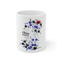 Thumbnail for Leather Ceramic Mug Ohio Pride - My Rainbow Is In My DNA SHAVA CO