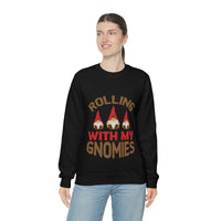 Thumbnail for Merry Christmas Unisex Sweatshirts , Sweatshirt , Women Sweatshirt , Men Sweatshirt ,Crewneck Sweatshirt, Rolling with my Gnomies Printify