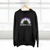 Thumbnail for Genderqueer Flag Mother's Day Unisex Premium Pullover Hoodie - Mother's Day Printify
