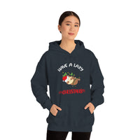 Thumbnail for Merry Christmas Hoodie Unisex Custom Hoodie , Hooded Sweatshirt , Have a Lazy Christmas Printify
