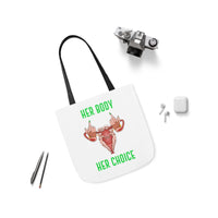 Thumbnail for IAC  Accessories Bags  Polyester Canvas Tote Bag / Her Body Her Choice Printify
