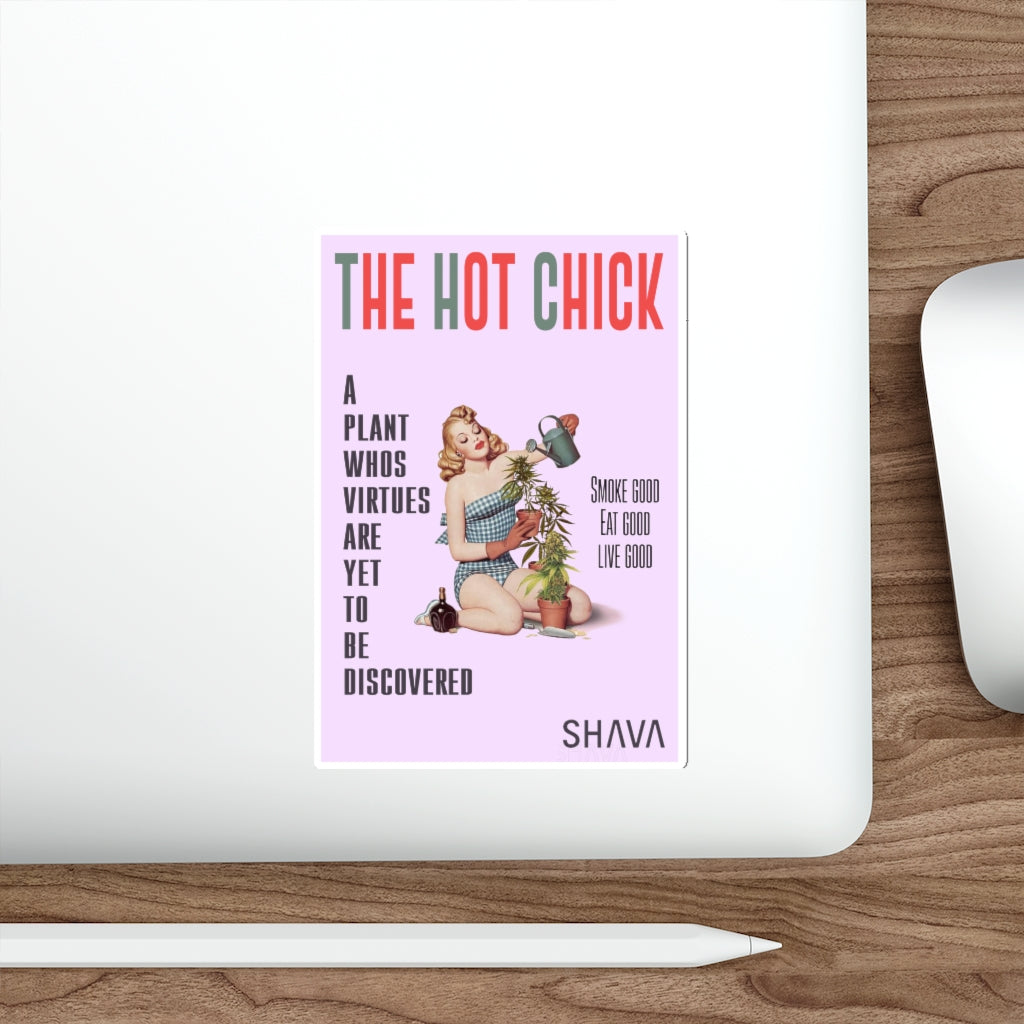 VCC Home & Livings-Magnet & Stickers Die-Cut Stickers / The Hot Chick Printify