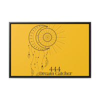 Thumbnail for Yoga Spiritual Meditation Canvas Print With Horizontal Frame - Protection 444 Angel Number Printify