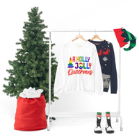 Thumbnail for Unisex Christmas LGBTQ Heavy Blend Crewneck Sweatshirt - A Holly Jolly Queermas Printify