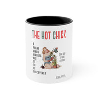 Thumbnail for VCC Home & Livings-Mugs / Black Accent Mug / The Hot Chick Printify
