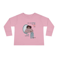 Thumbnail for IAC  KIDS Long Sleeves  Toddler Tee / You are unique (black) Printify