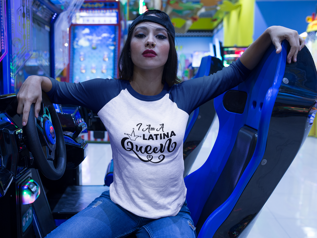 Affirmation Feminist Pro Choice Long Sleeve Shirt Unisex Size - I Am A Latina Queen Printify