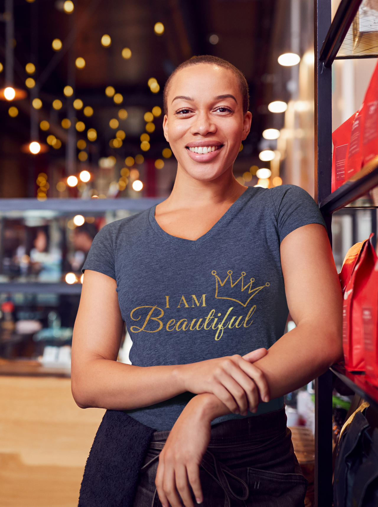 Affirmation Feminist Pro Choice T-Shirt Unisex Size - I Am Beautiful Printify