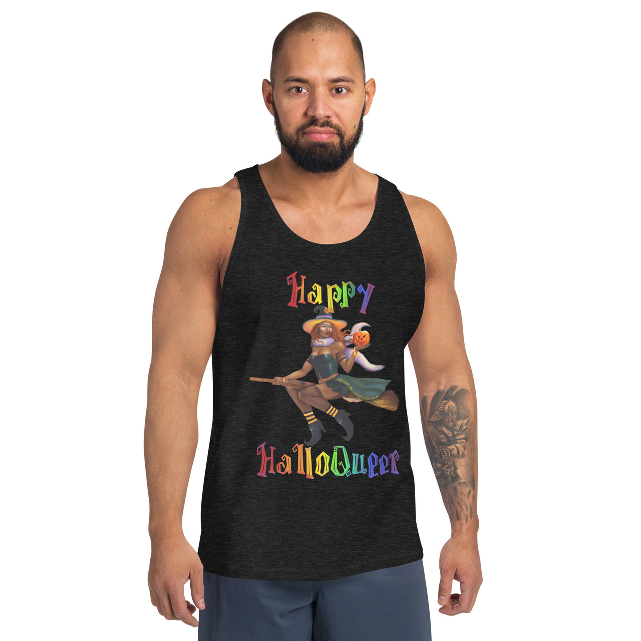 Transgender Halloween Tank Tops -Trans Pride LGBT Halloween/ Happy Halloqeer SHAVA