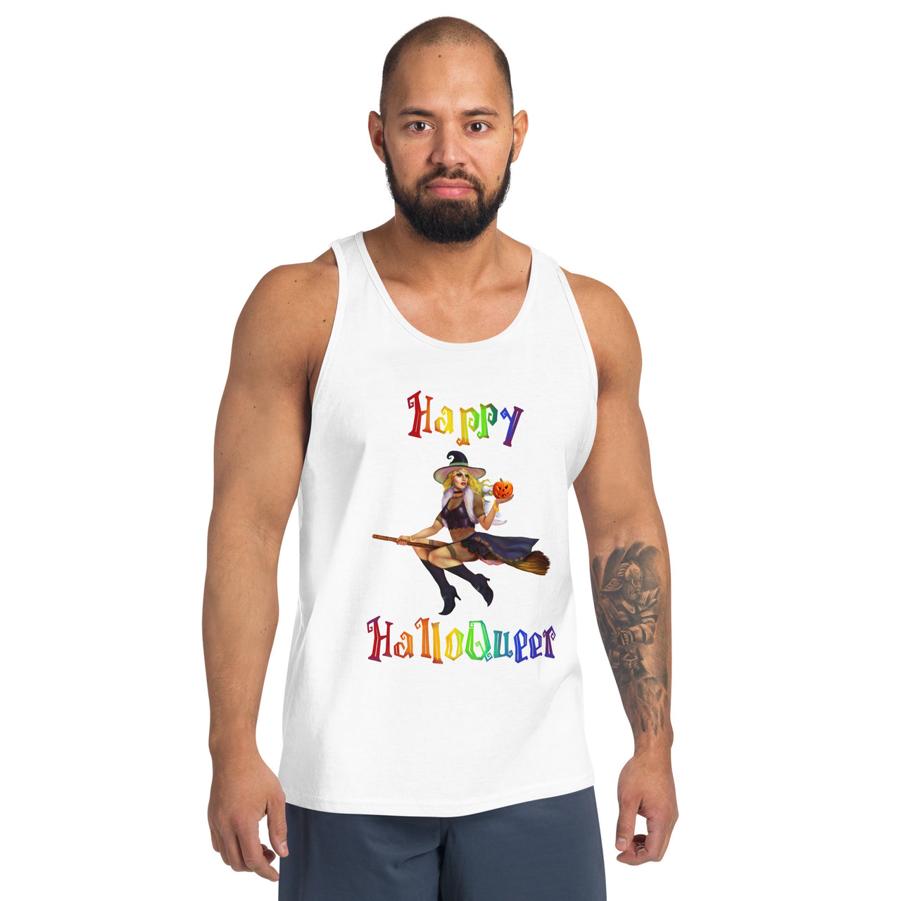 Transgender Halloween Tank Tops -Trans Pride LGBT Halloween/Happy HalloQueer SHAVA