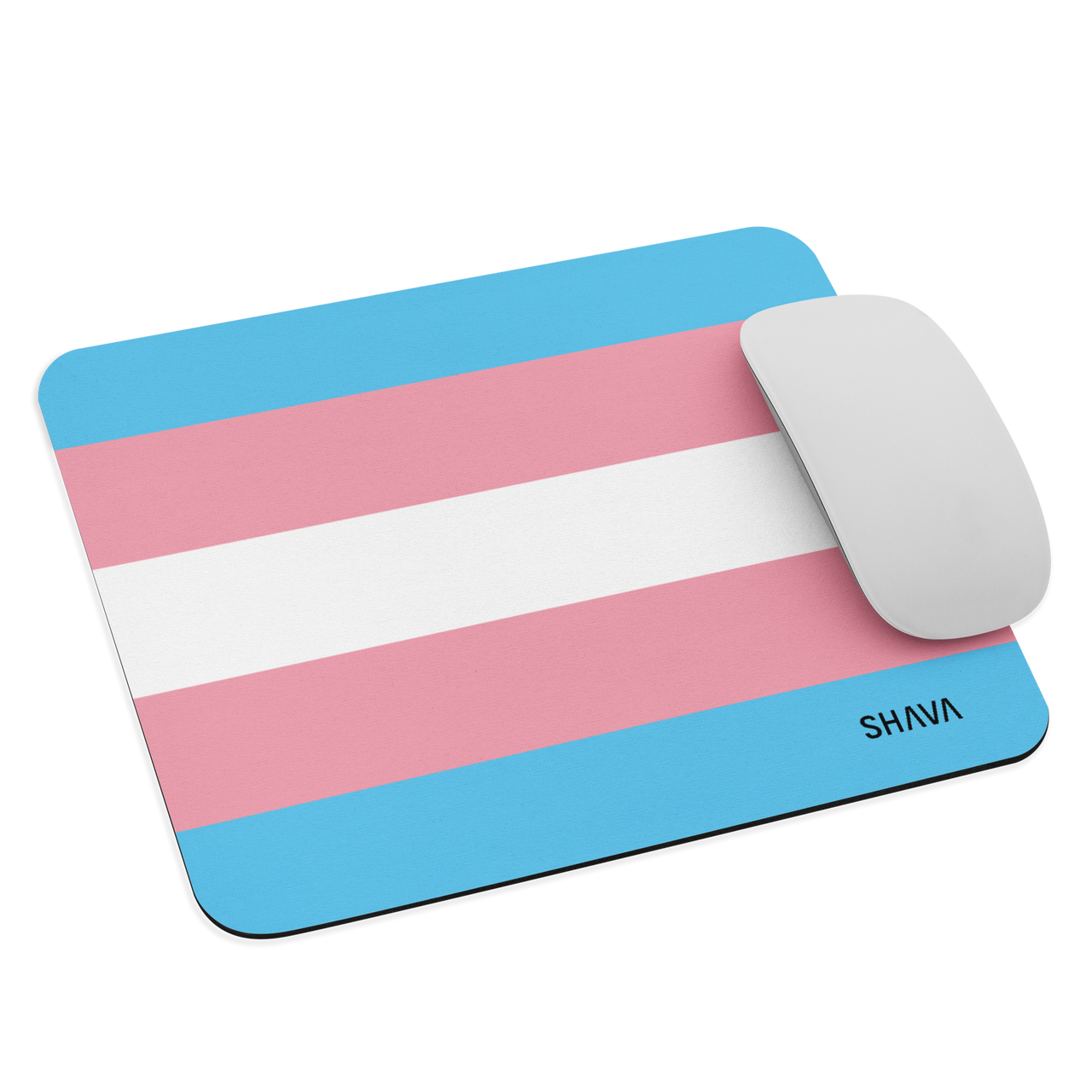 LGBTQ Accessories Mouse pad / Celebrating Transgender Flag SHAVA