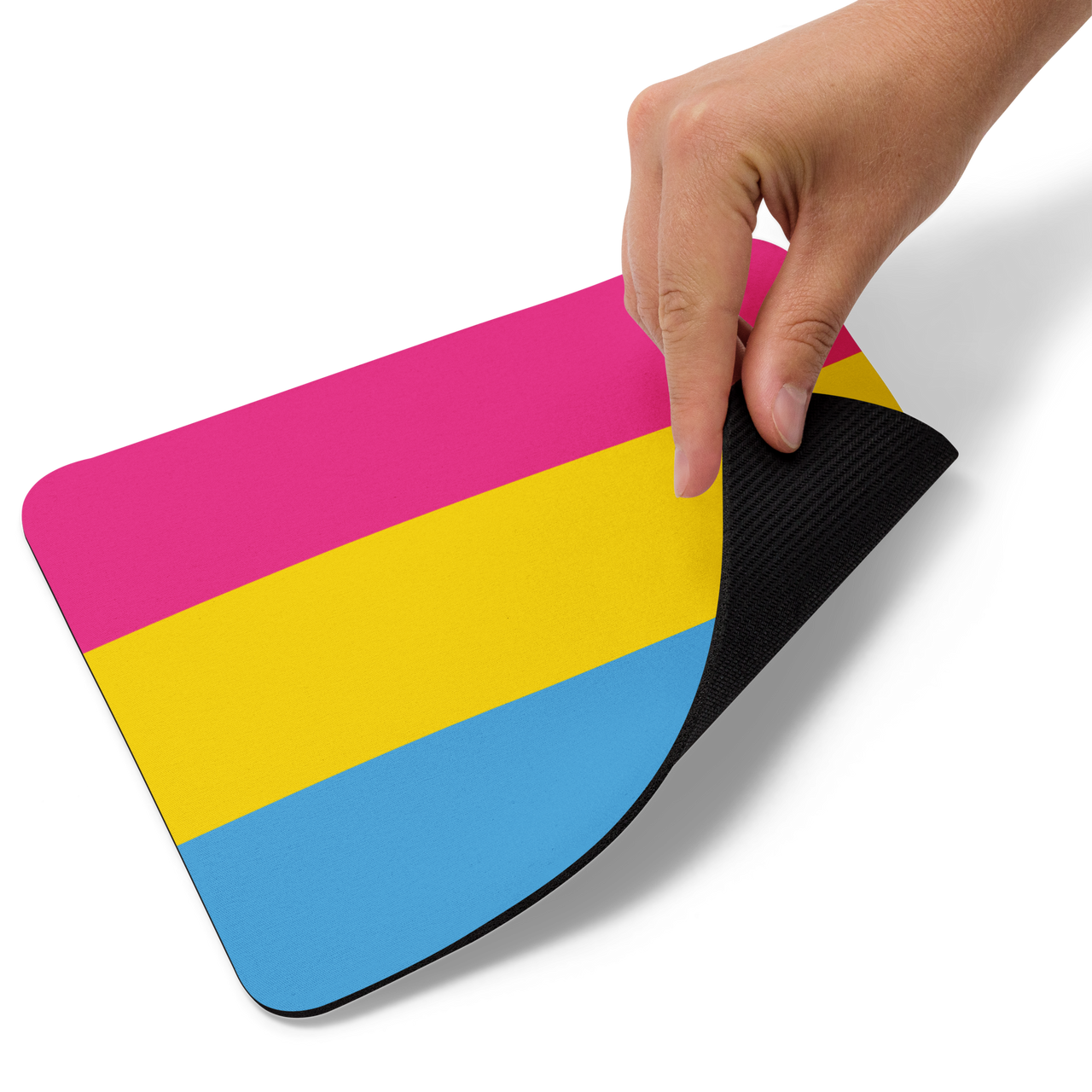 LGBTQ Accessories Mouse pad / Celebrating Pansexual Flag SHAVA