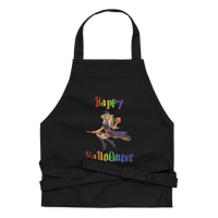Thumbnail for Transgender Halloween Organic cotton apron-Trans Pride LGBT Halloween/Happy HalloQueer SHAVA