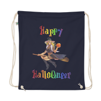 Thumbnail for Transgender Halloween Organic cotton drawstring bag-Trans Pride LGBT Halloween/Happy HalloQueer SHAVA