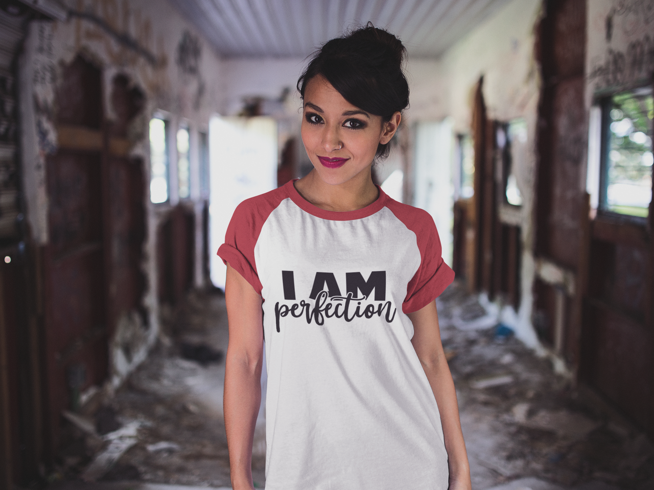 Affirmation Feminist Pro Choice Long Sleeve Shirt Unisex Size - I Am Perfection Printify
