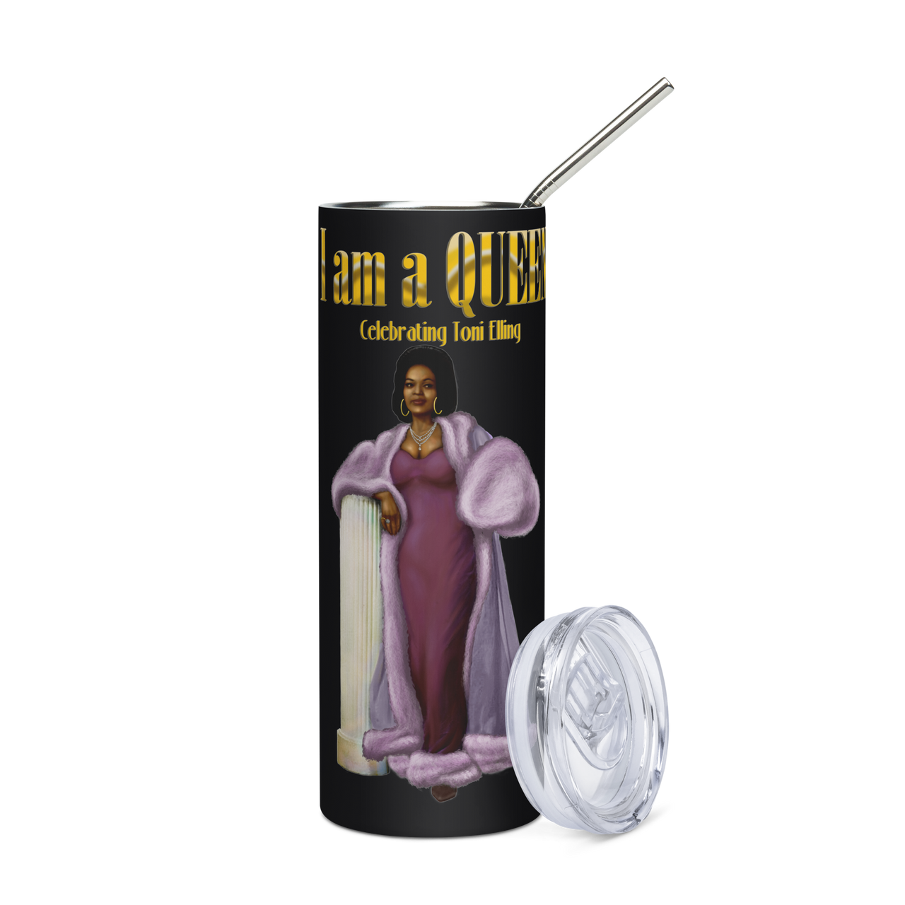 VCC / Stainless steel tumbler/I am a Queen SHAVA
