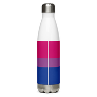 Thumbnail for Bisexual Flag LGBTQ Stainless Steel Water 17oz Bottle SHAVA