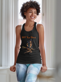 Thumbnail for Halloween/Women's Racerback Tank/ 100 % That Witch SHAVA