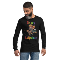 Thumbnail for Transgender Halloween Unisex Long Sleeve Tee-Trans Pride LGBT Halloween/Happy HalloQueer SHAVA
