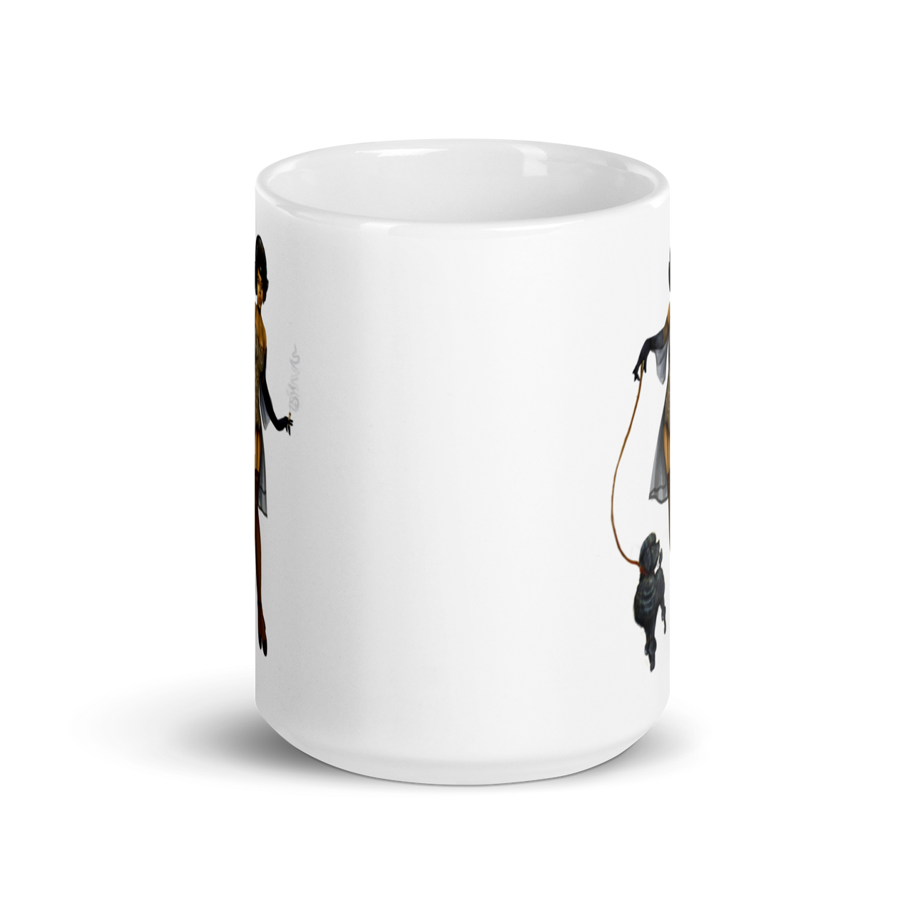 VCC /White glossy mug/Black Witch SHAVA